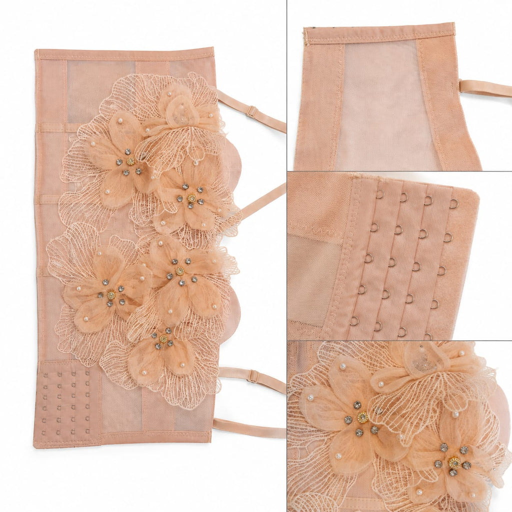 bloom corset with sparkling gems