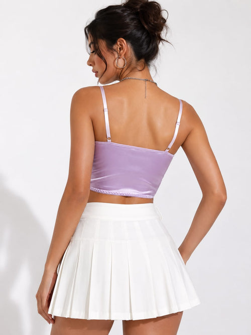 butterfly silky corset